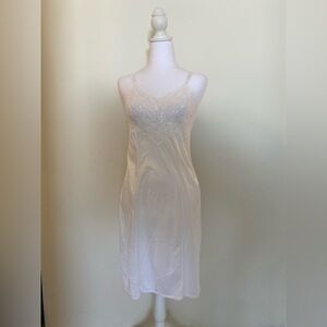 Vintage Slip Dress – Lace Bust, Adjustable Straps, Made in Canada